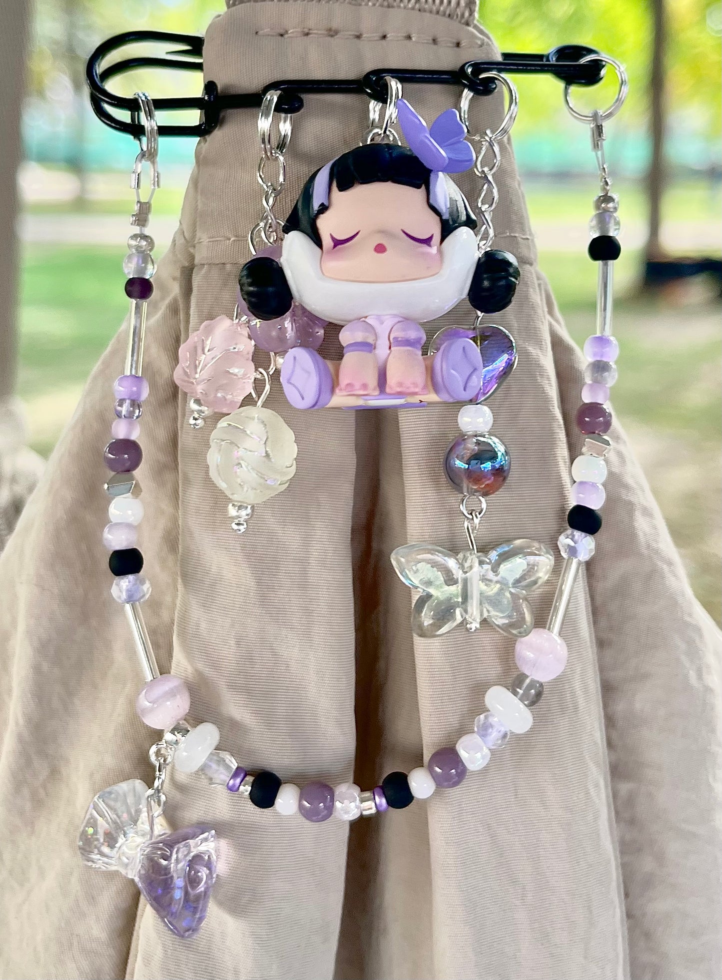 Pop Mart Pop Bean Keychain - Labubu, Crybaby, Skullpanda, Zsiga, Molly, Dimoo - Handmade