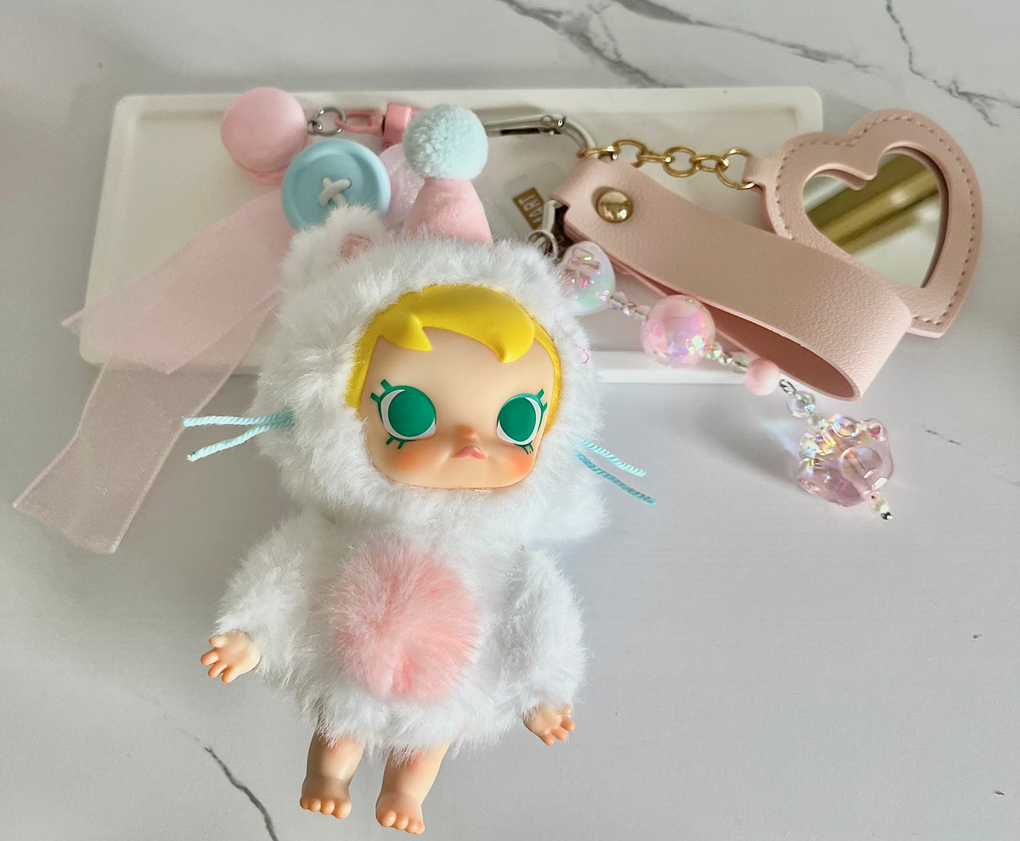 Baby Molly Pocket Friends Vinyl Plush Pendant Keychain - One of a kind