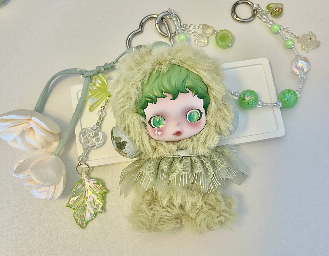 SKULLPANDA - L'Impressionnisme Series Keychain - One of a Kind