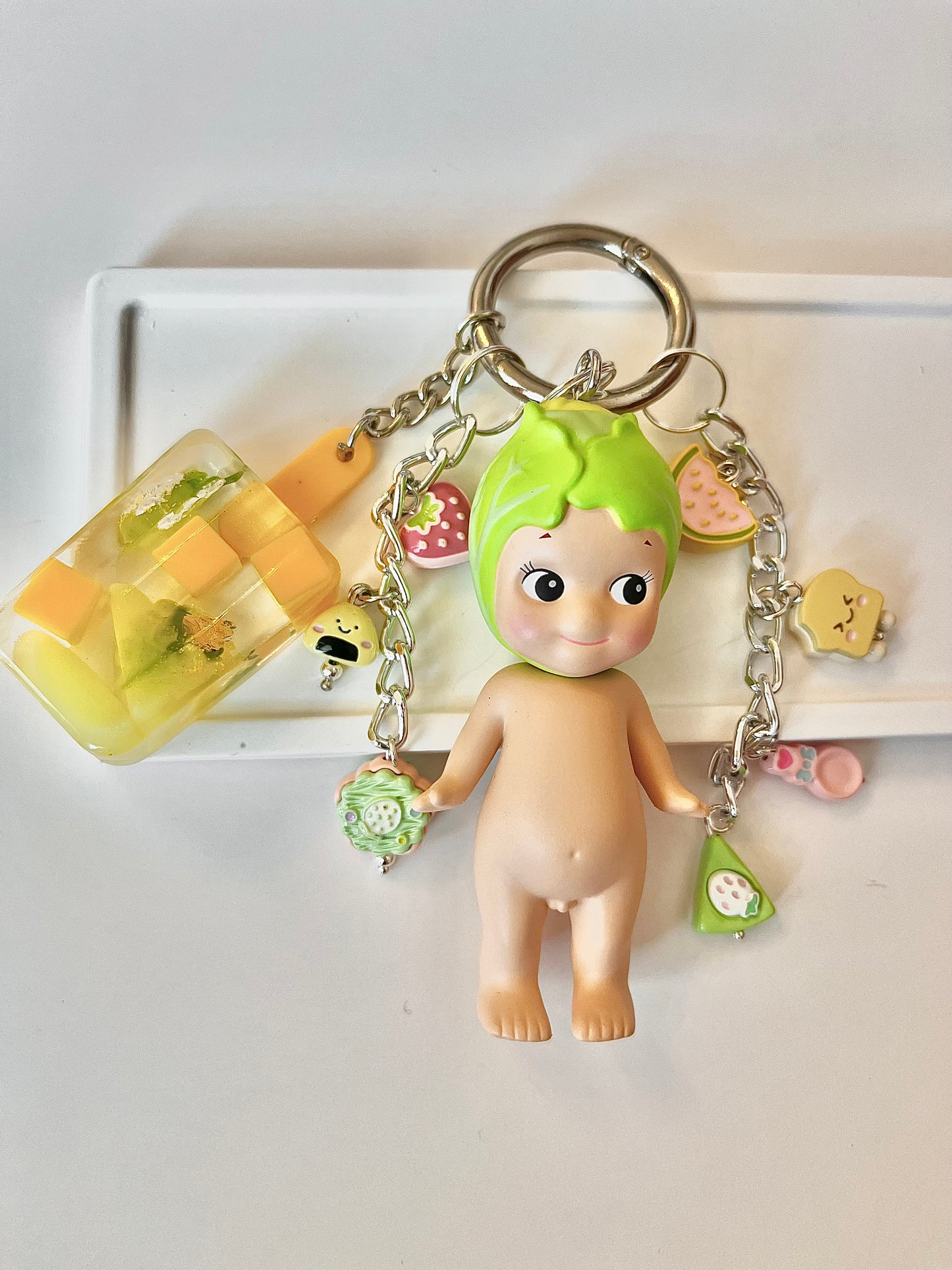 SONNY ANGEL Art Toy Keychain - Handmade - One of a Kind