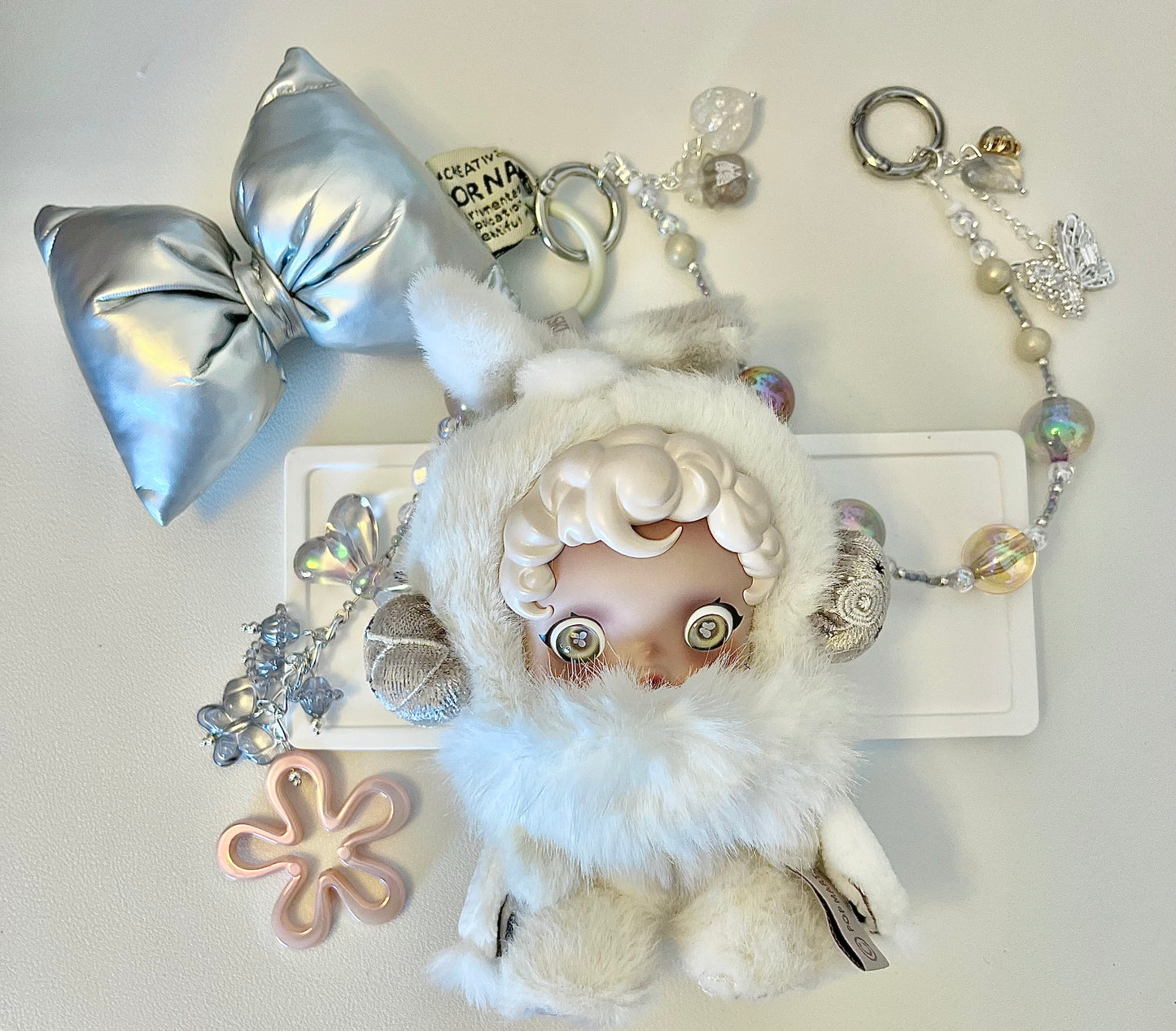 SKULLPANDA - L'Impressionnisme Series Keychain - One of a Kind