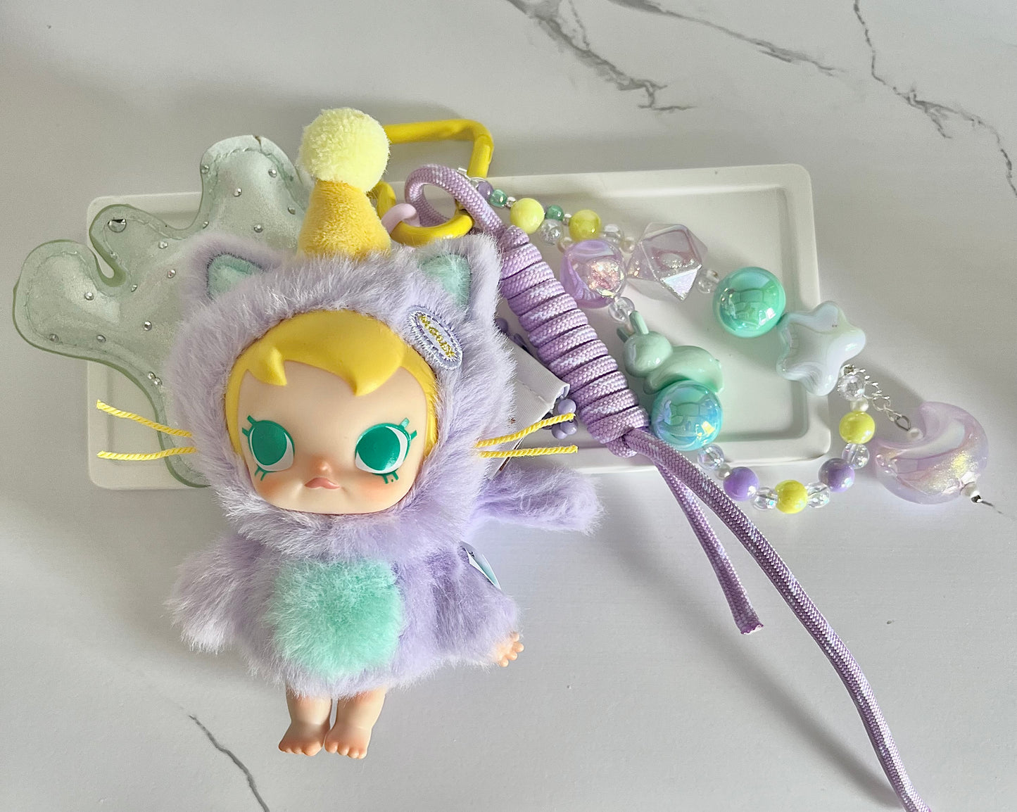 Baby Molly Pocket Friends Vinyl Plush Pendant Keychain - One of a kind