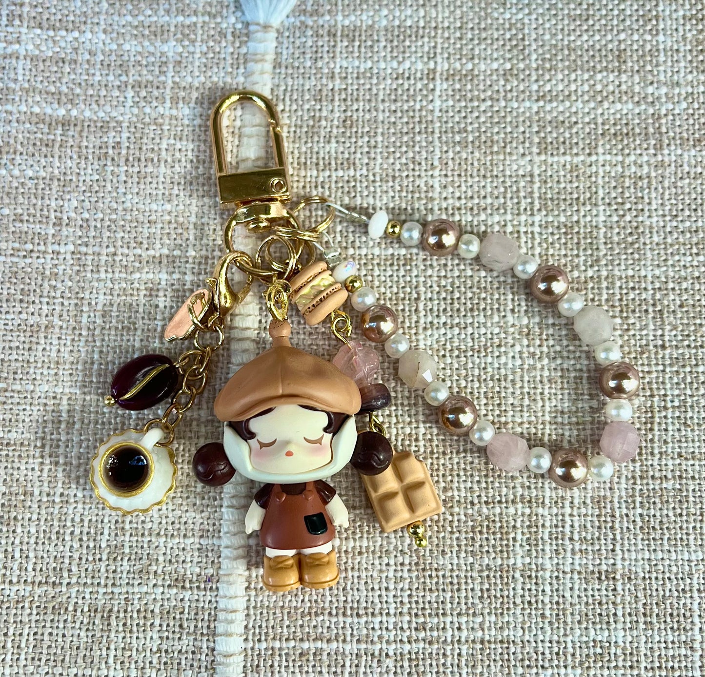 Pop Mart Pop Bean Keychain - Labubu, Crybaby, Skullpanda, Zsiga, Molly, Dimoo - Handmade
