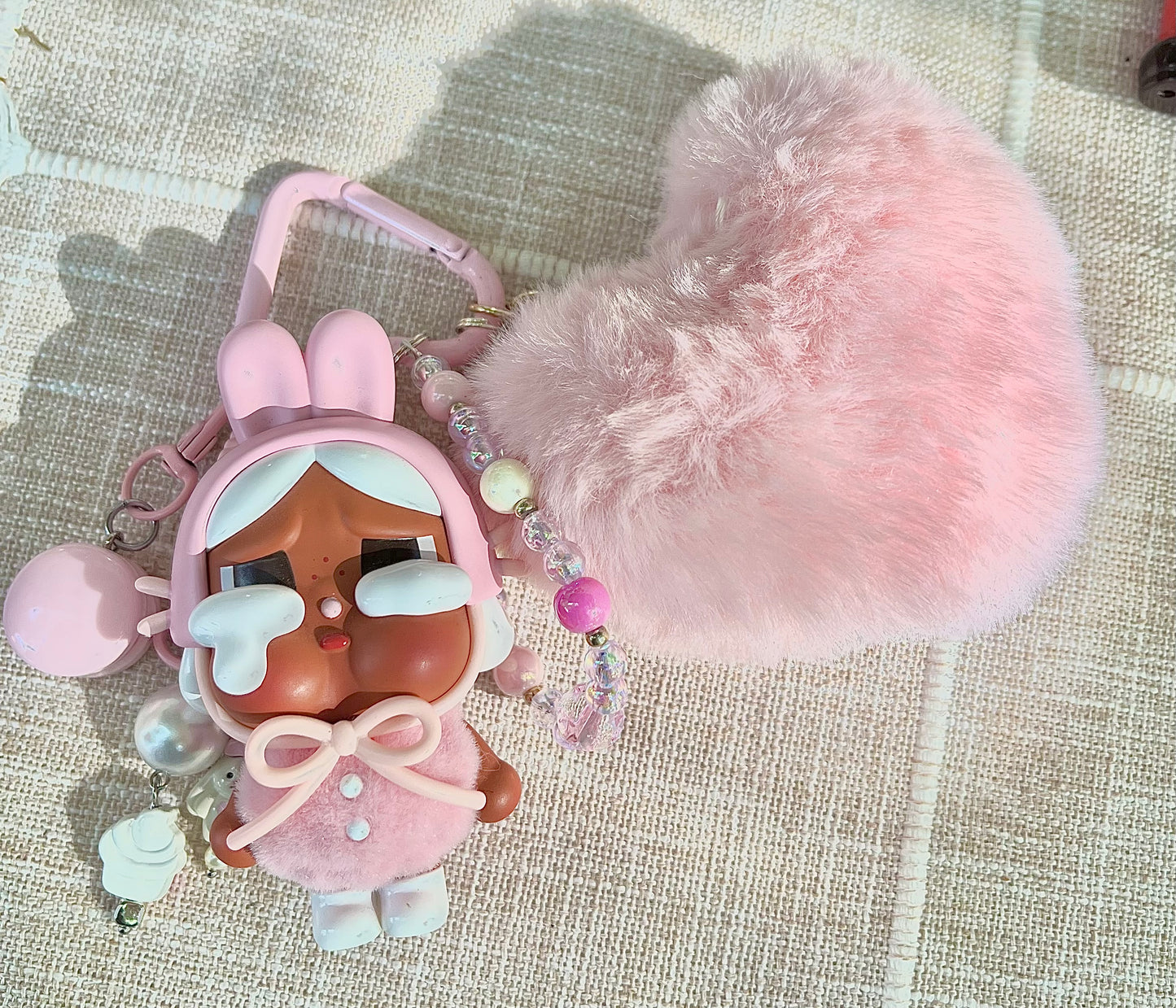 Crybaby Art Toy Bag Charm / Keychain - Handmade - One of a kind