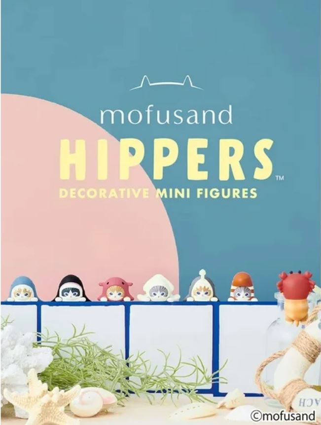 Mofusand HIPPERS Mini Decorative Figure Blind Box