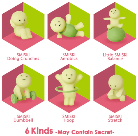 SMISKI Exercising Series Figure Blind Box